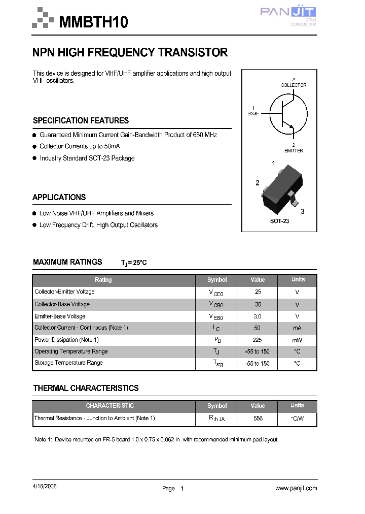 MMBTH10_4114046.PDF Datasheet