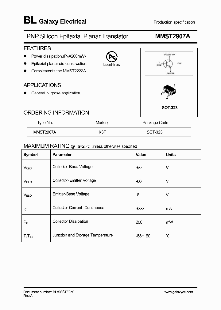 MMST2907A_4155578.PDF Datasheet