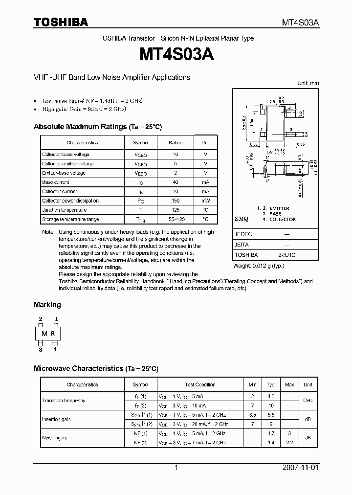 MT4S03A07_4125497.PDF Datasheet