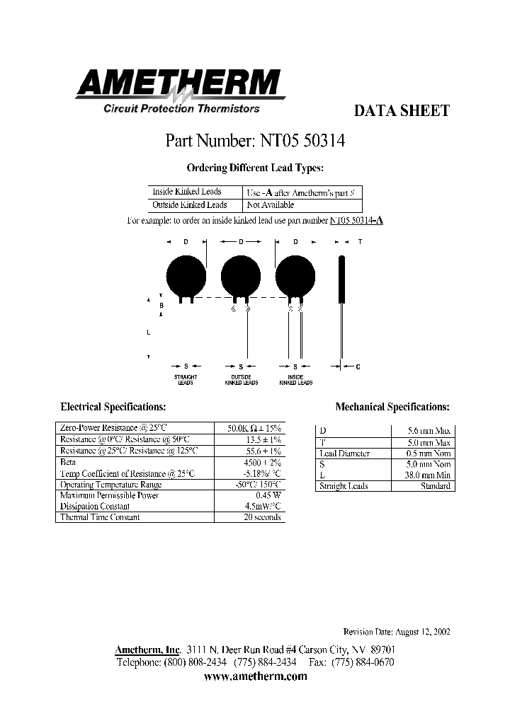 NT0550314_4134829.PDF Datasheet