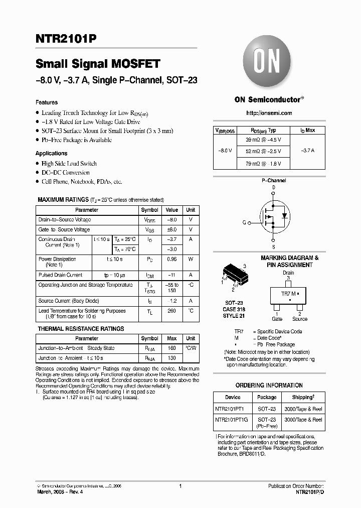 NTR2101P_4159629.PDF Datasheet