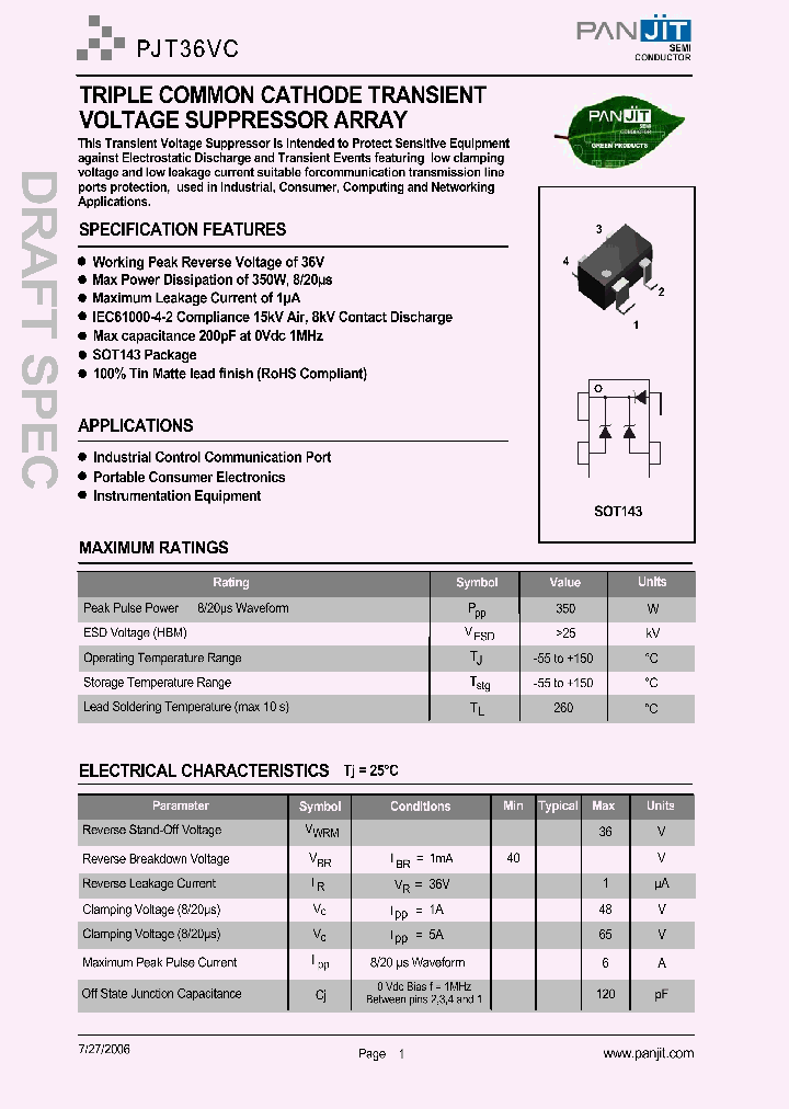 PJT36VC06_4120160.PDF Datasheet