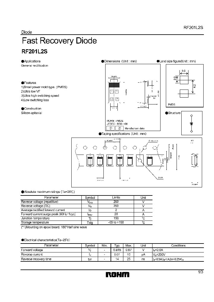 RF201L2S_4126962.PDF Datasheet Download --- IC-ON-LINE