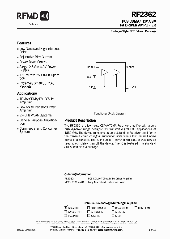 RF2362PCBA-41X_4140183.PDF Datasheet