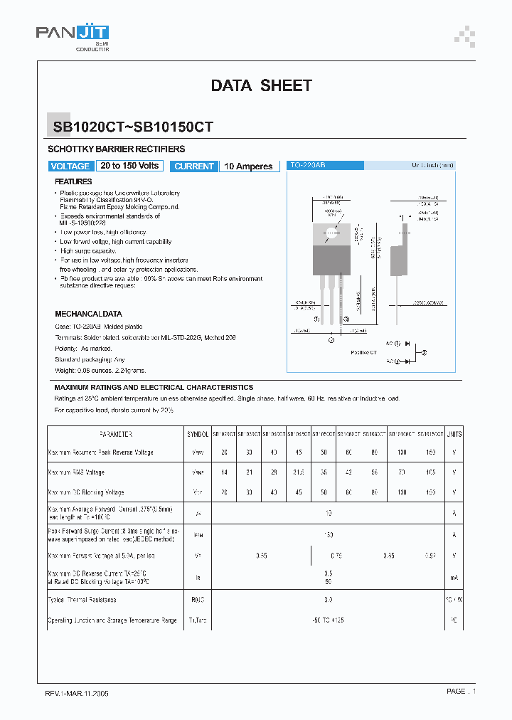 SB1020CT05_4120129.PDF Datasheet