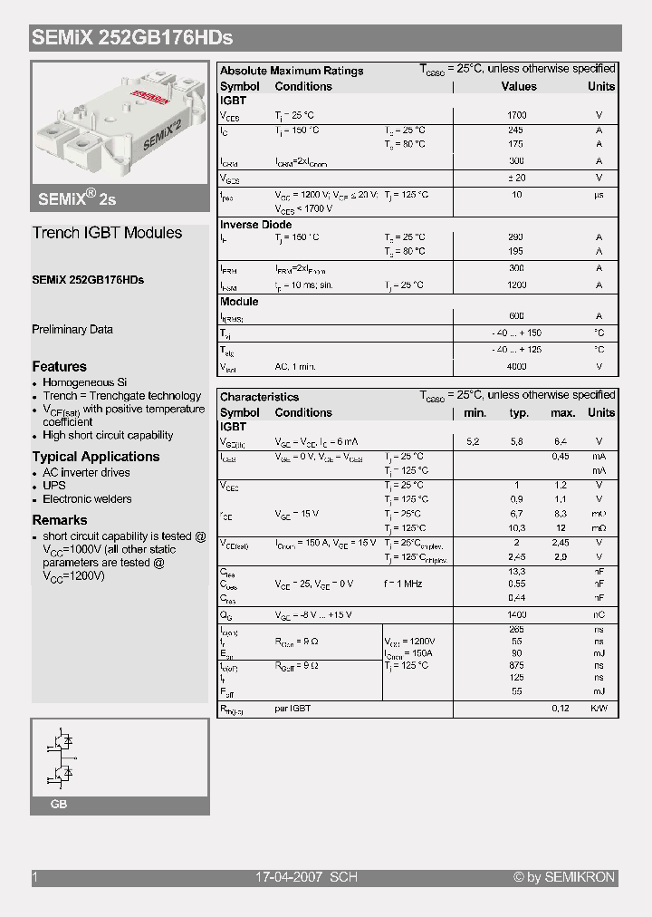 SEMIX252GB176HDS07_4162470.PDF Datasheet