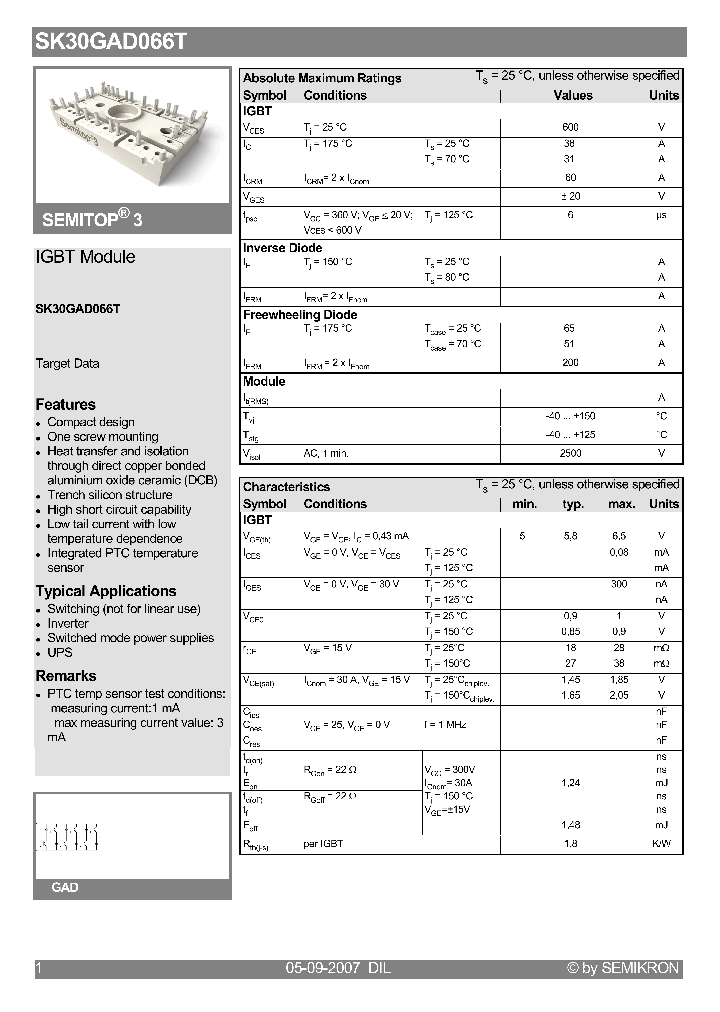 SK30GAD066T_4130797.PDF Datasheet