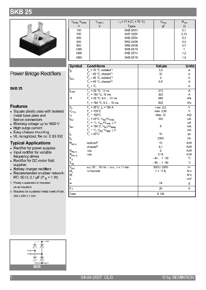 SKB2507_4123060.PDF Datasheet