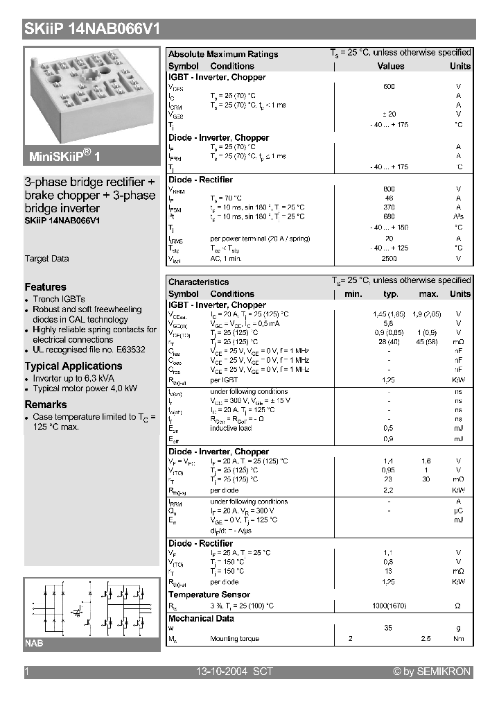 SKIIP14NAB066V1_4131429.PDF Datasheet