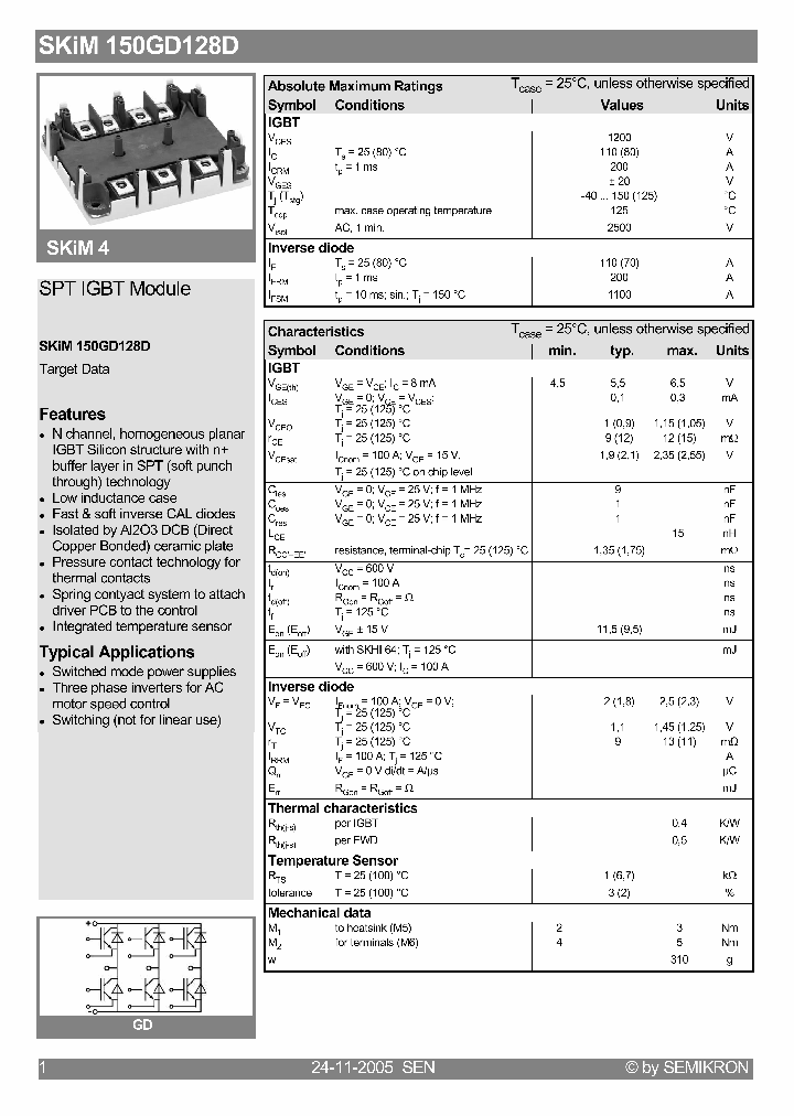 SKIM150GD128D_4131628.PDF Datasheet