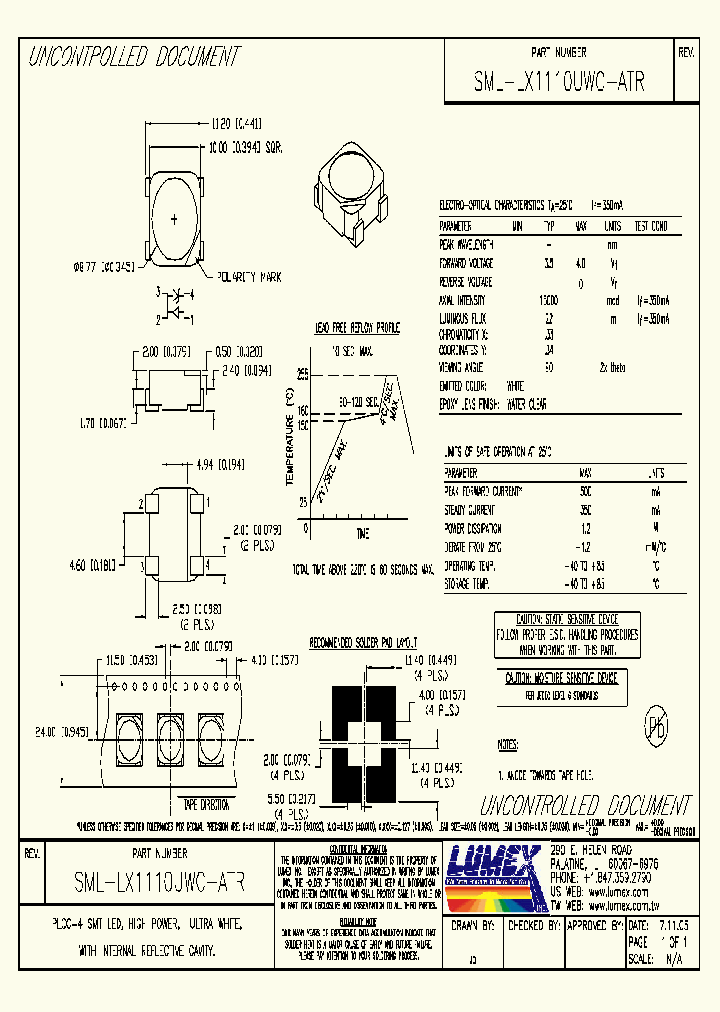 SML-LX1110UWC-ATR_4130053.PDF Datasheet