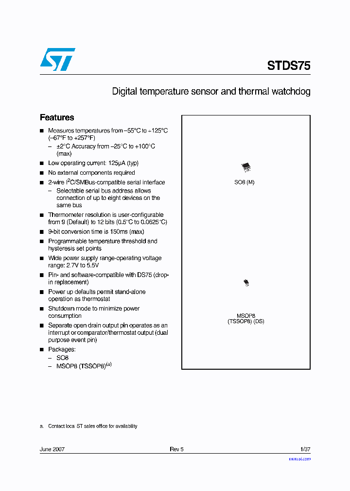 STDS75M2E_4122547.PDF Datasheet