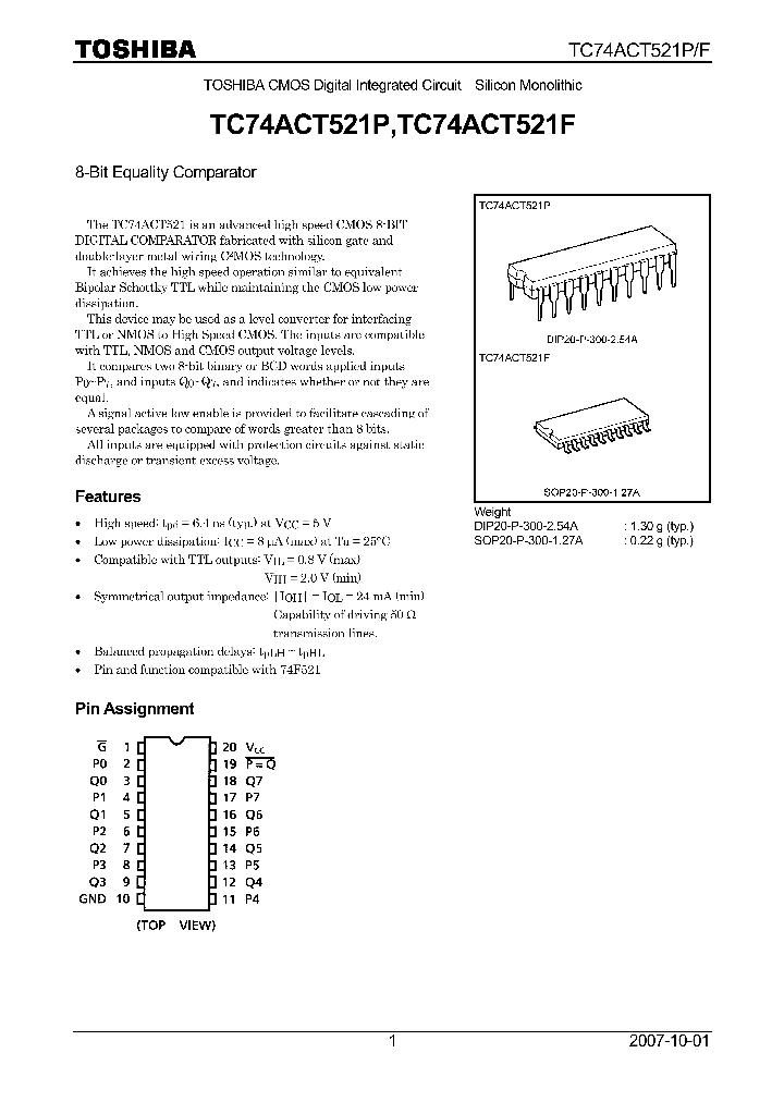 TC74ACT521F_4109765.PDF Datasheet