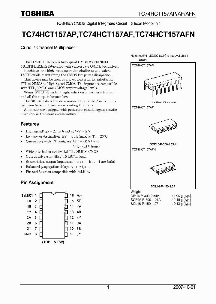 TC74HCT157AP07_4124505.PDF Datasheet