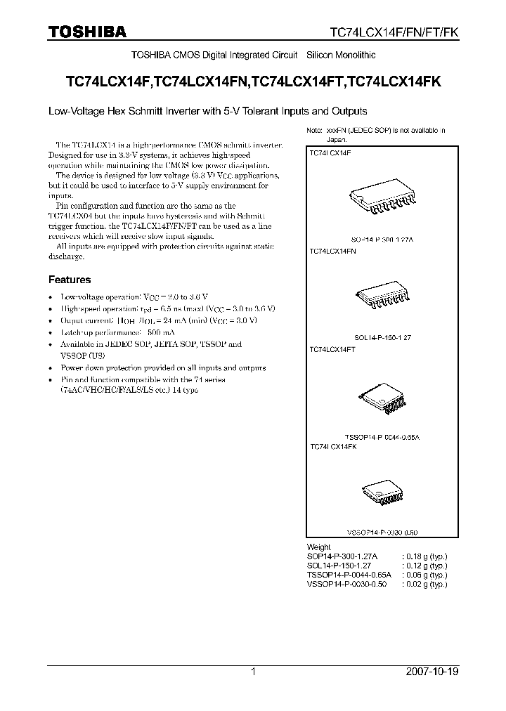 TC74LCX14F07_4134750.PDF Datasheet