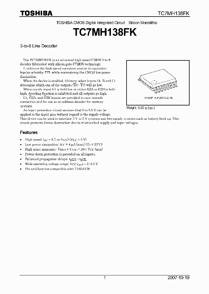 TC7MH138FK07_4133334.PDF Datasheet