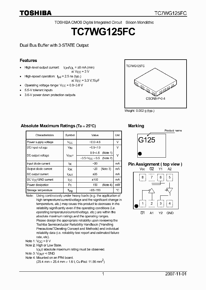 TC7WG125FC_4125005.PDF Datasheet