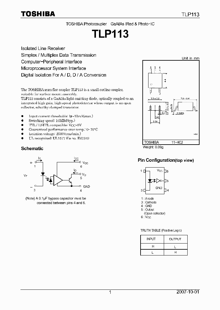 TLP11307_4131927.PDF Datasheet