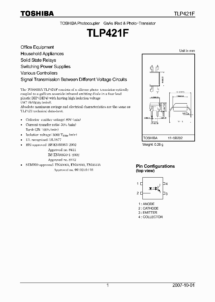 TLP421F07_4124497.PDF Datasheet