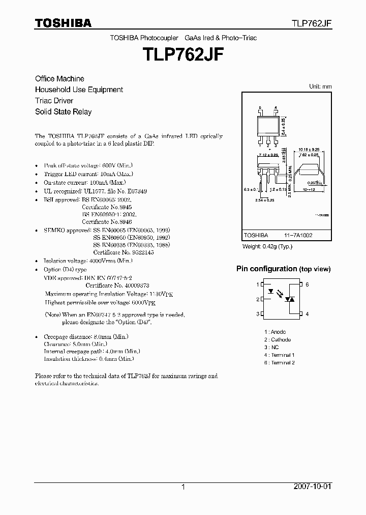 TLP762JF07_4109835.PDF Datasheet