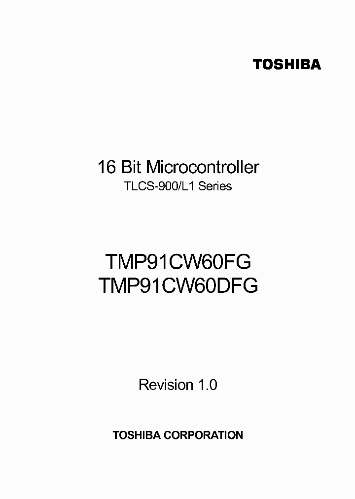 TMP91CW60FG_4126649.PDF Datasheet