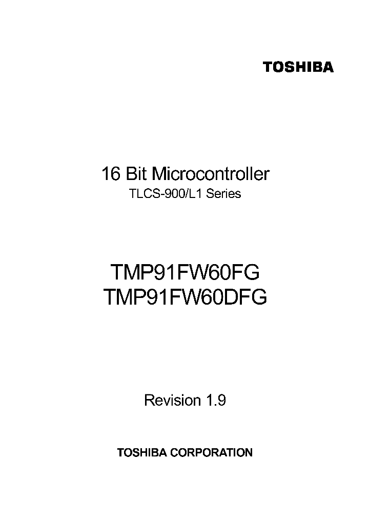 TMP91FW60FG_4126643.PDF Datasheet