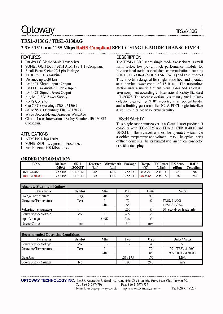 TRSL-3130AG_4128340.PDF Datasheet