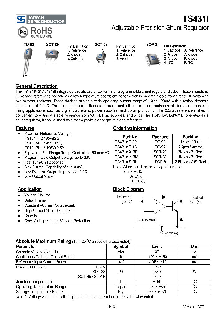 TS431IXRF_4131400.PDF Datasheet