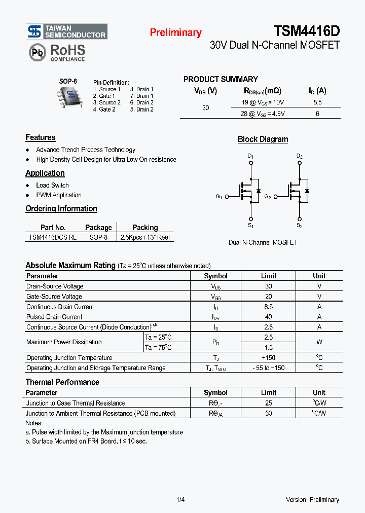 TSM4416DCSRL_4131871.PDF Datasheet