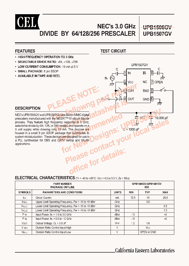 UPB1506GV-E1_4147422.PDF Datasheet