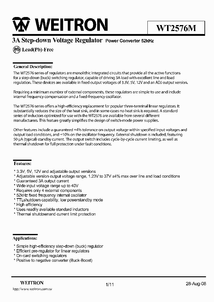WT2576M_4114938.PDF Datasheet Download --- IC-ON-LINE