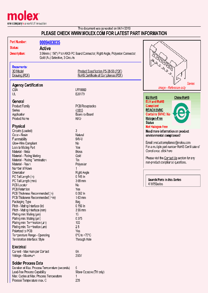 0009483035_4845948.PDF Datasheet