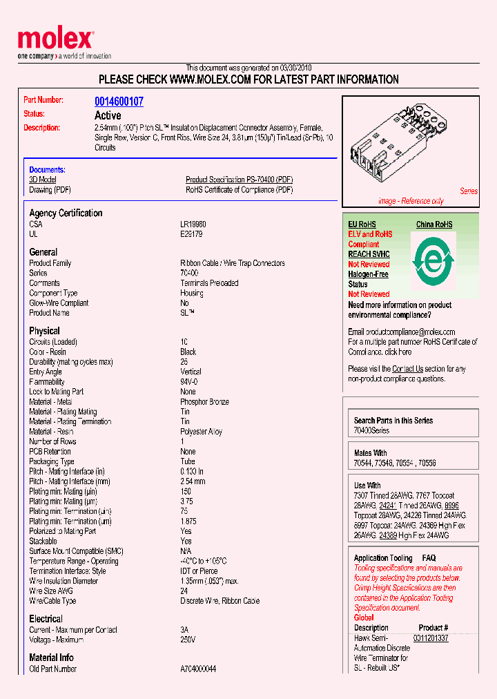 0014600107_4859412.PDF Datasheet