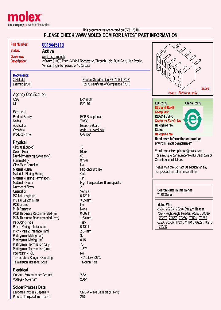 0015445110_4794548.PDF Datasheet