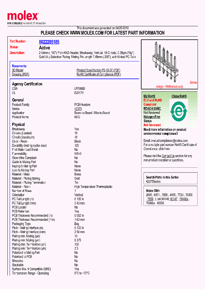 0022285185_4888257.PDF Datasheet