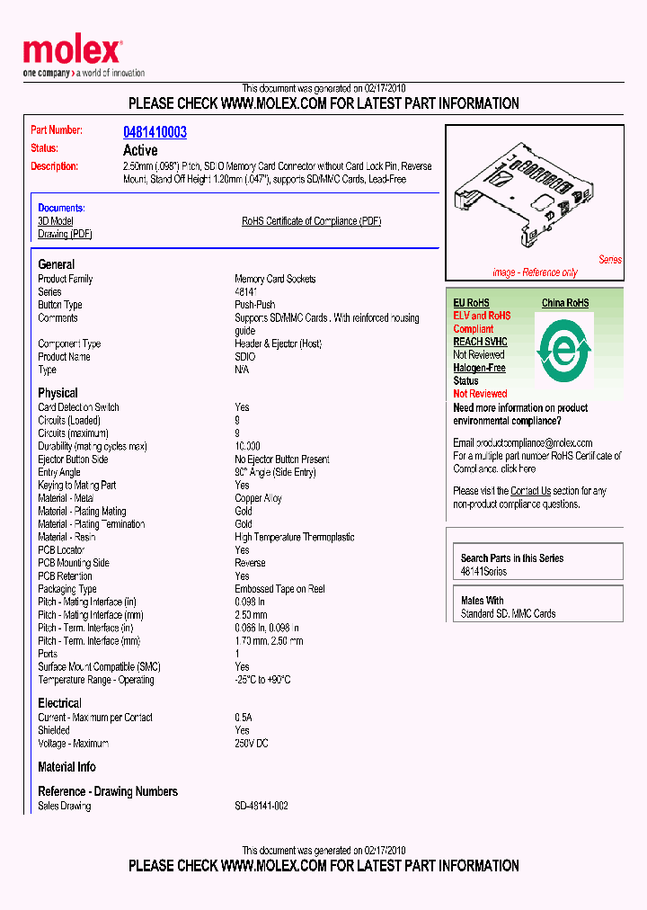 0481410003_4908722.PDF Datasheet