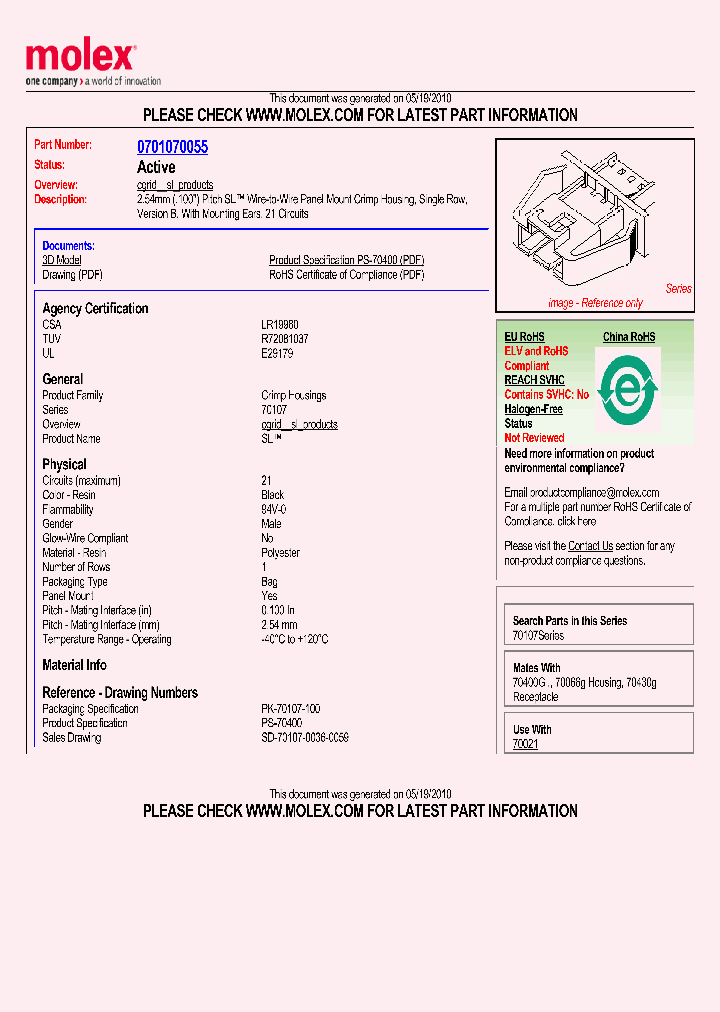 0701070055_4845784.PDF Datasheet