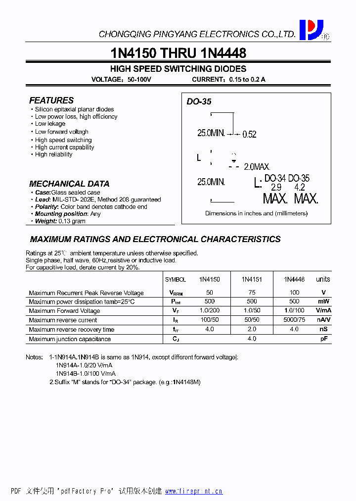 1N4150_4653658.PDF Datasheet