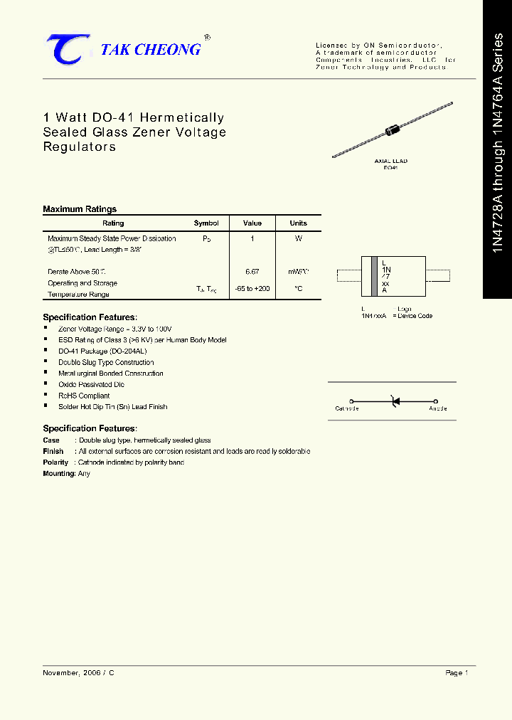 1N4734A_4339242.PDF Datasheet Download --- IC-ON-LINE