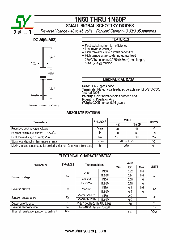 1N60_4600612.PDF Datasheet