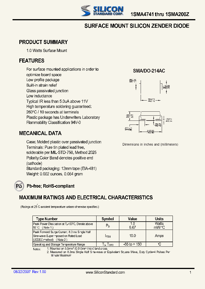 1SMA4743_4581617.PDF Datasheet