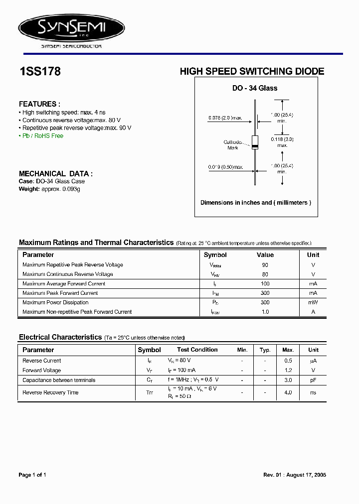 1SS178_4459872.PDF Datasheet