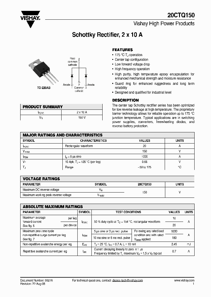 20CTQ150_4246128.PDF Datasheet