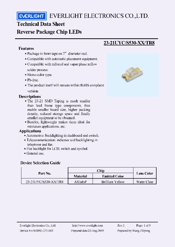 23-21UYC_4397303.PDF Datasheet