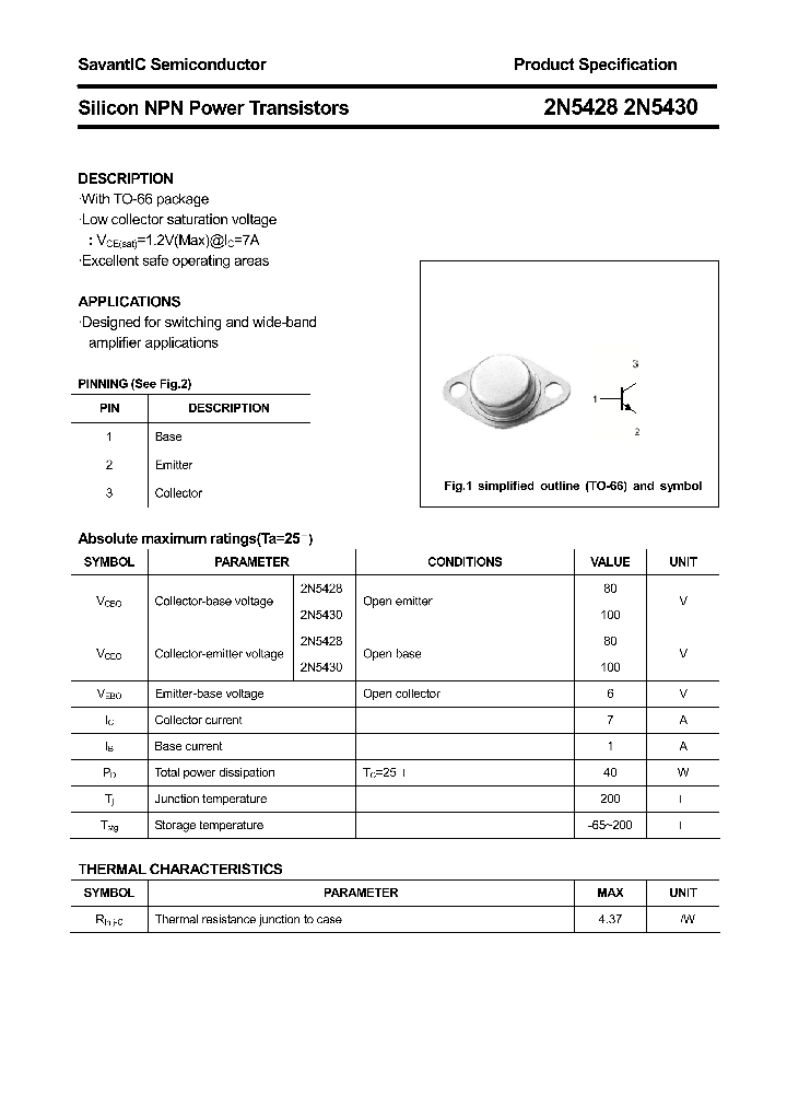 2N5428_4369625.PDF Datasheet