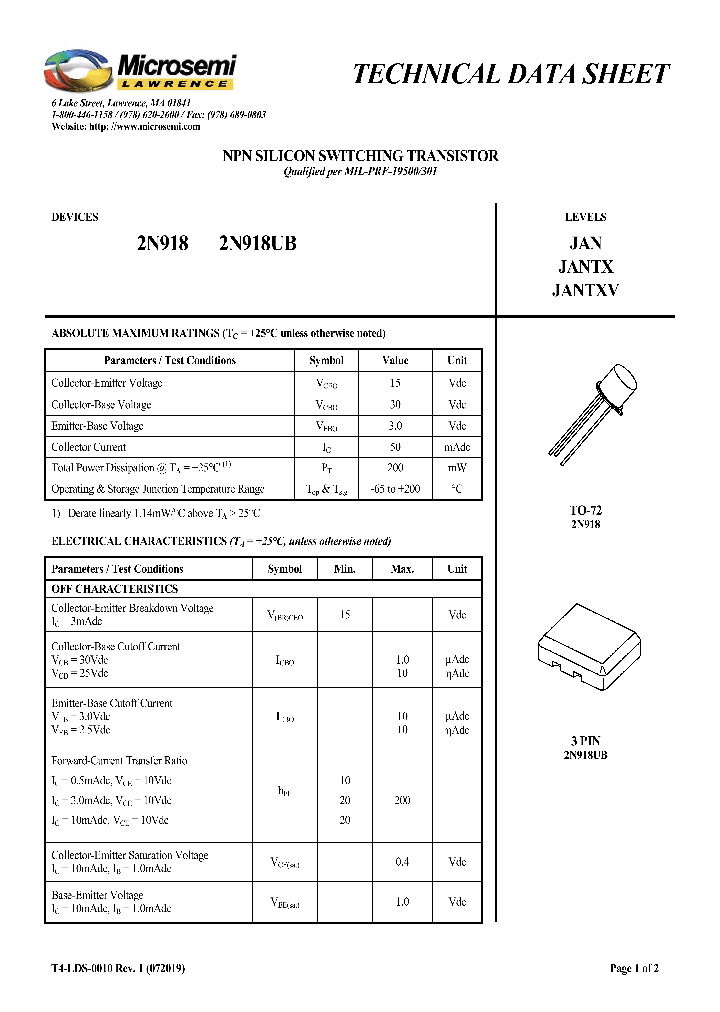 2N918_4612894.PDF Datasheet