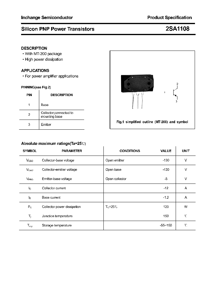 2SA1108_4306023.PDF Datasheet