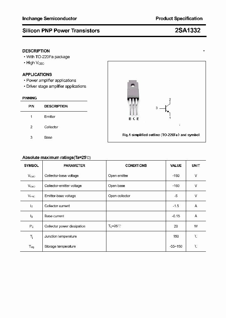 2SA1332_4336615.PDF Datasheet