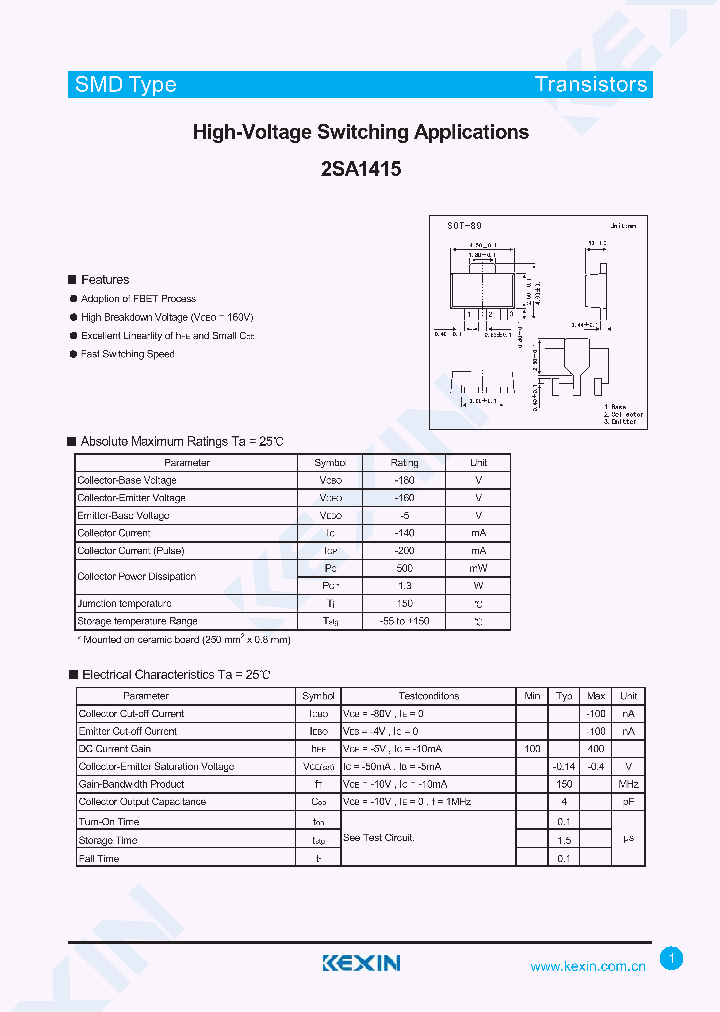 2SA1415_4418182.PDF Datasheet