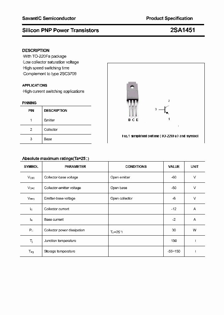 2SA1451_4885568.PDF Datasheet